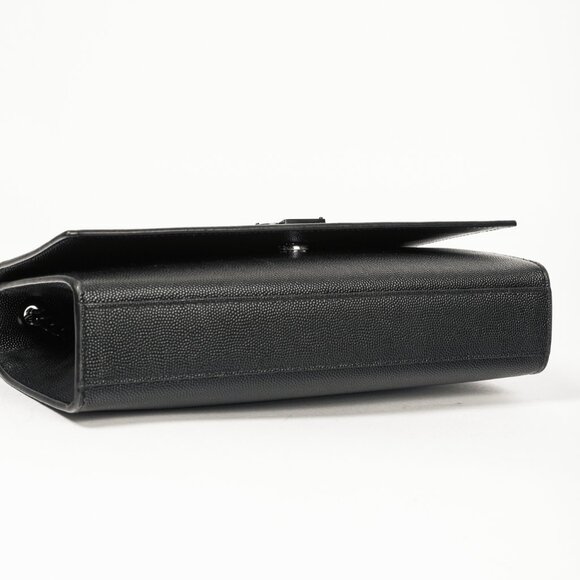 Saint Laurent Kate Medium Nero Grain de Poudre Embossed-Leather Shoulder Bag - Picture 5 of 12